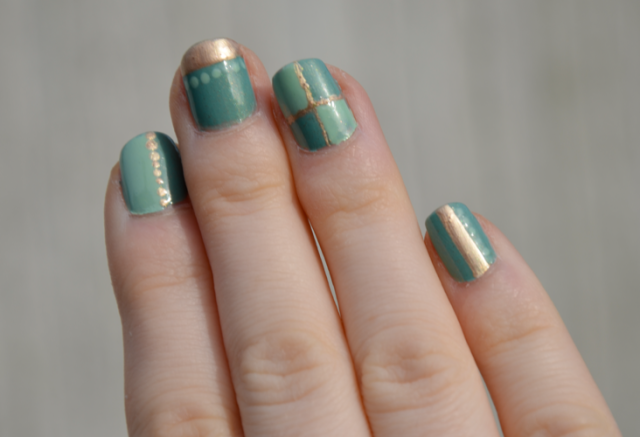 Mint and gold 5